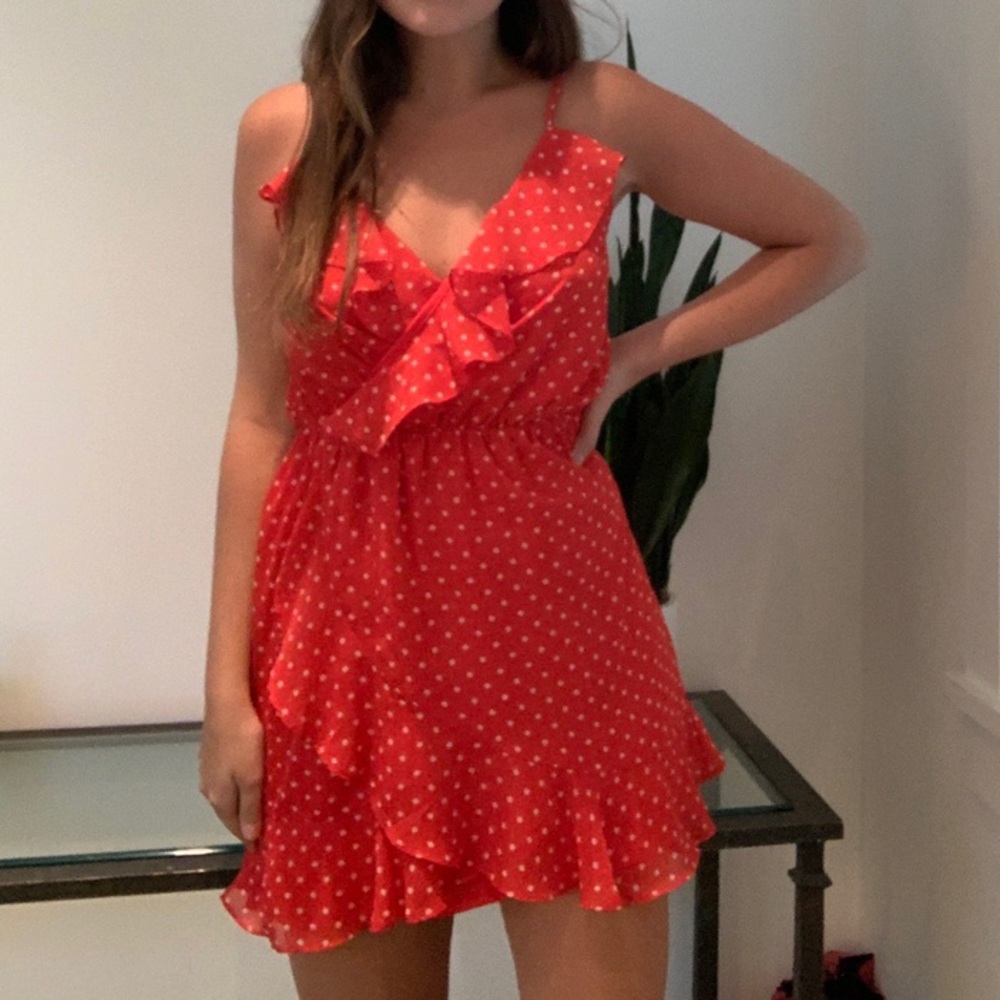 forever 21 polka dot dress size small